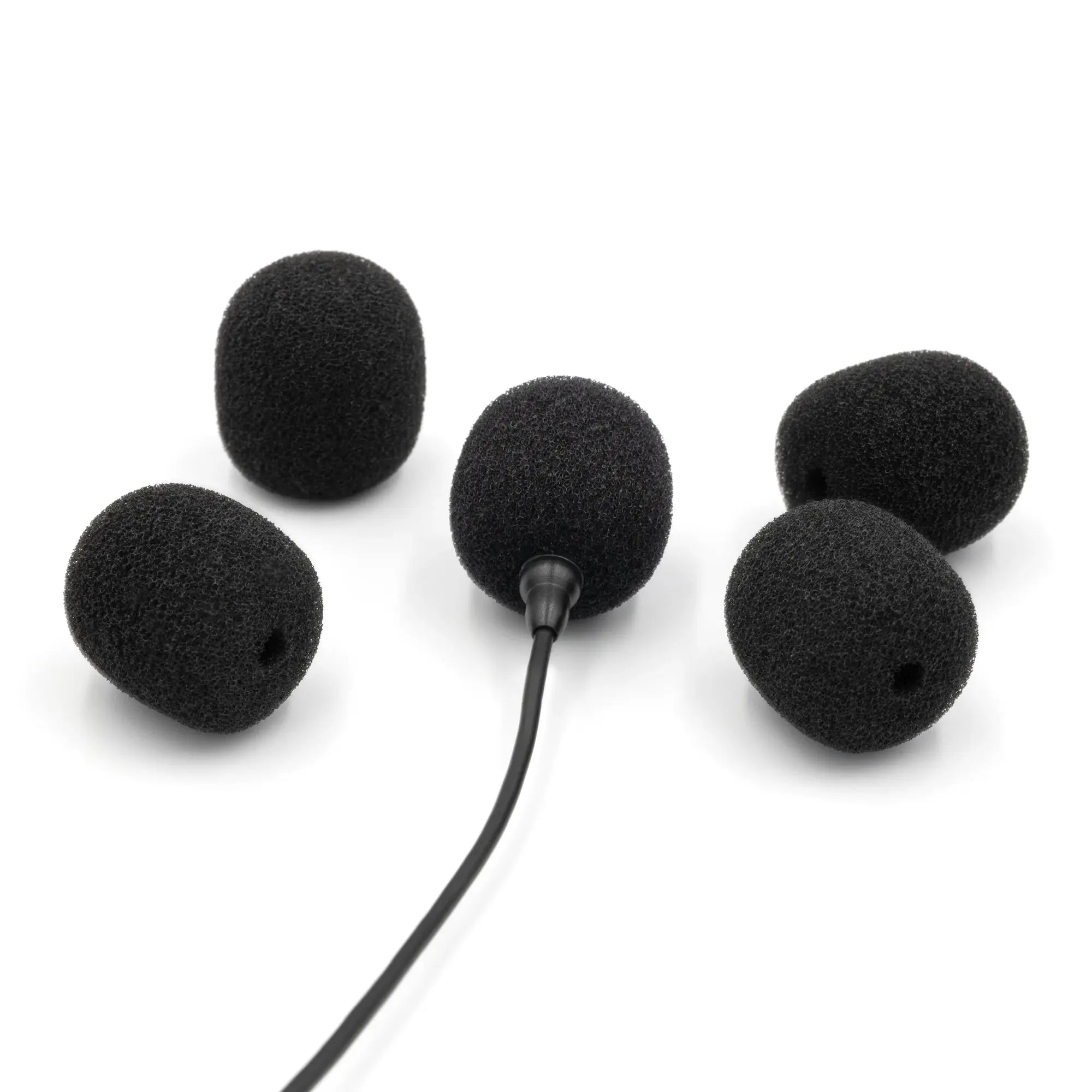 Bubblebee The Microphone Foam für Lavaliermikrofone – Large – Schwarz